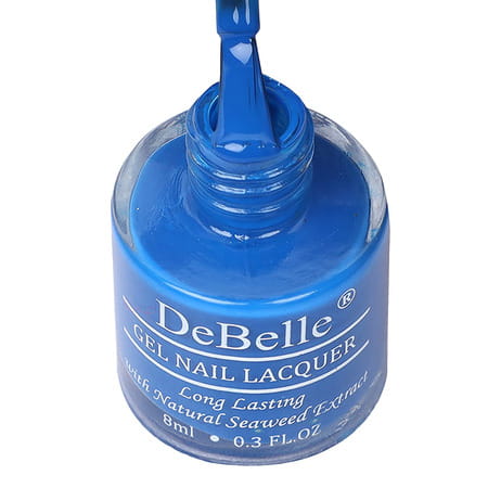 Debelle Gel Nail Lacquer Velvette Truffle Sapphire Blue Nail Polish-8Ml