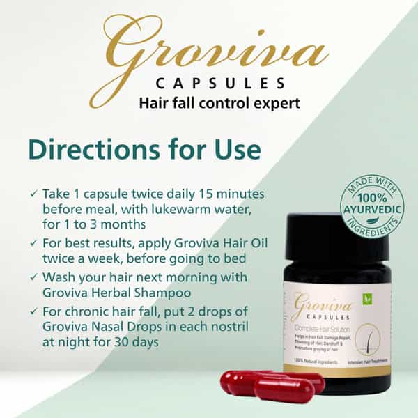 Groviva Hair Care Capsules (10 Caps) (Pack Of 1)