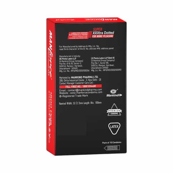 Manforce Wild Strawberry Condom 10 No's