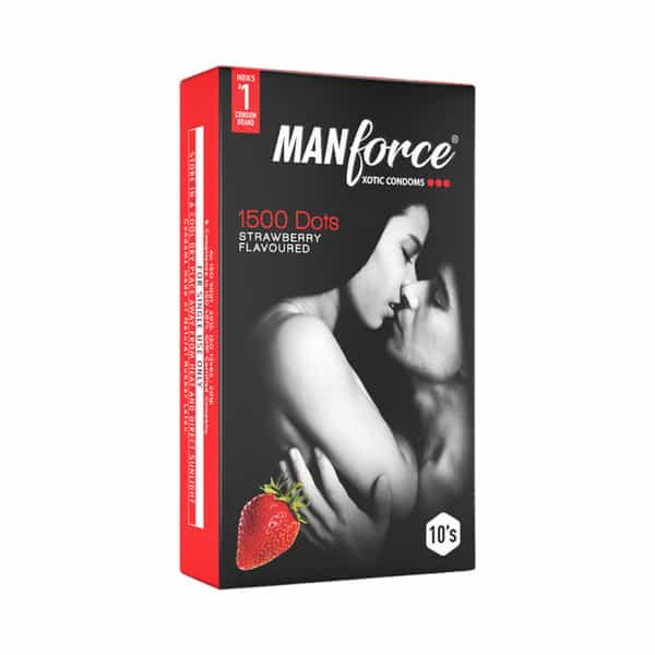 Manforce Wild Strawberry Condom 10 No's