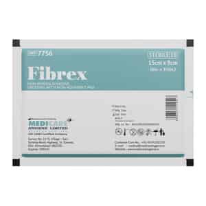 Medica Fibrex Adhesive Dressing With Non-adherent Pad 9cm X 15cm - Soft & Breathable Wound Care