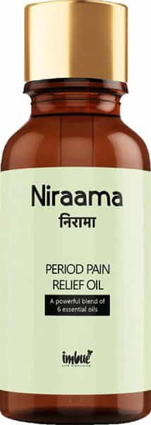 Imbue Niraama Period Pain Relief Oil | Effective Formulation To Relieve Pain (15Ml)