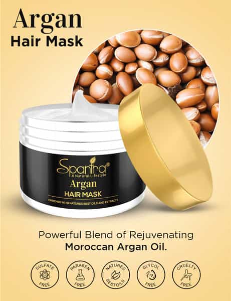 Spantra Argan Oil Hair Mask 250Gm