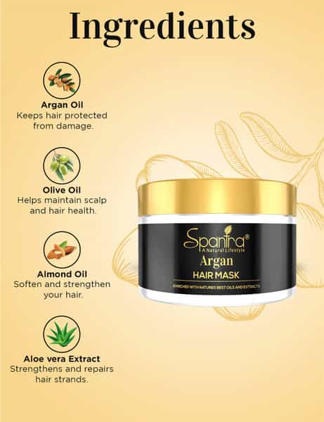 Spantra Argan Oil Hair Mask 250Gm
