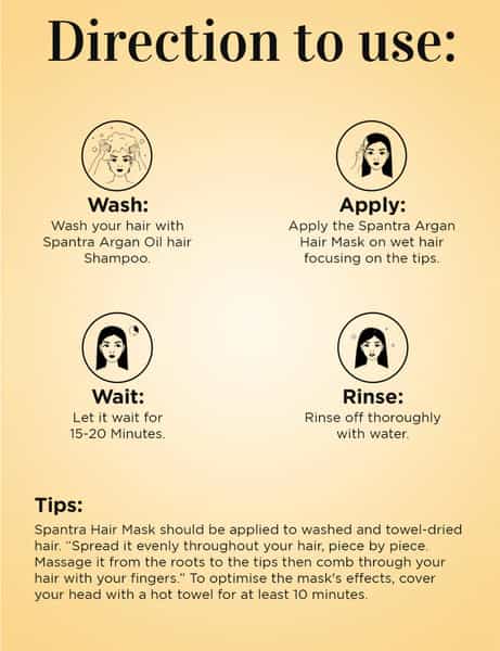 Spantra Argan Oil Hair Mask 250Gm