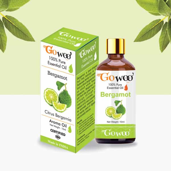 Pack Of 2 Bergamot Essential Oil And Walnut Oil - 100% Pure & Natural Oil