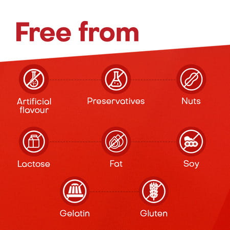 Livogen Iron Strawberry Flavour Gummies For Kids And Adults Bottle 30 No'S