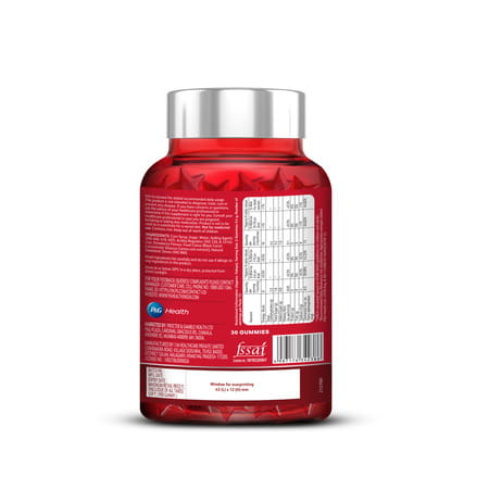 Livogen Iron Strawberry Flavour Gummies For Kids And Adults Bottle 30 No'S