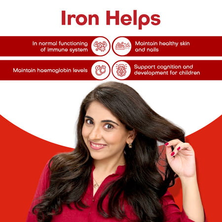 New Livogen Iron Gummies Strawberry Flavour| Iron Helps Reduce Tiredness & Hair Fall| 30 Veg Gummies