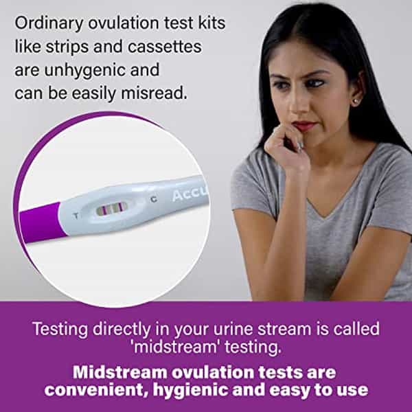 Accurate Advanced Midstream Ovulation Testing Kit (Pack Of 6 Strips) For Pregnancy Planning