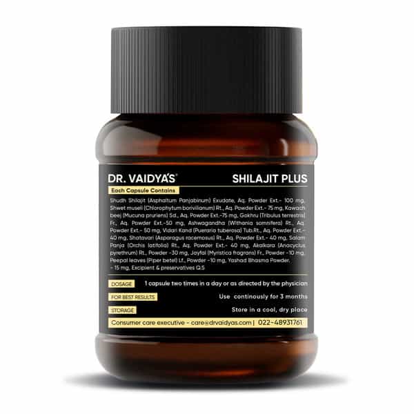 Dr. Vaidya's Shilajit Plus Pack Of 3