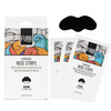 Furr Charcoal Nose Strips (Pack Of 9) | Reduces Blackheads Oil And Dirt