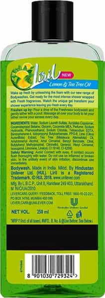 Liril Lemon And Tea Tree Oil Body Wash - 250 Ml