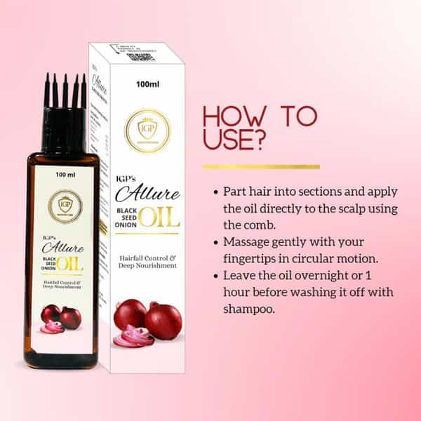 Igp's Allure Onion Oil - 100Ml