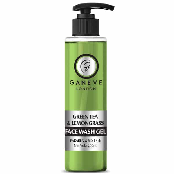 Ganeve London Green Tea & Lemongrass Foaming Face Wash 200Ml.