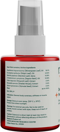 R3set Natural Pain Relief Spray | Fast Relief For Muscle Back Knee Neck & Joint Pain - 30ml