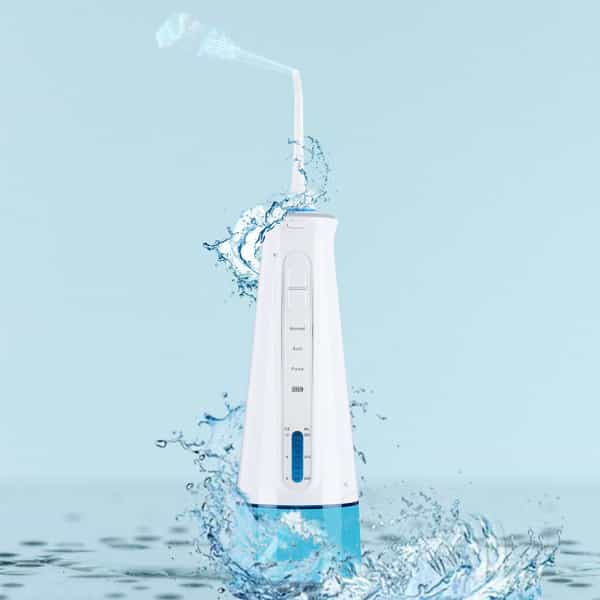 Dr. Odin Fc 2631 Oral Irrigator | Teeth Cleaning & Flossing | Waterproof Ipx7 300 Ml (White & Blue)