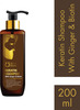 Qraa Men Keratin Shampoo With Ginger And Biotin For Nourished And Thick Hair -200 Ml