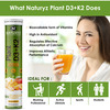 Naturyz 100% Plant Vitamin D3 K2 | Supports Stronger Immunity | Bone & Heart Health (15 Tablets)