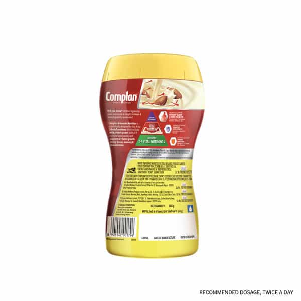 Complan Nutrition Drink Kesar Badam 500G Jar