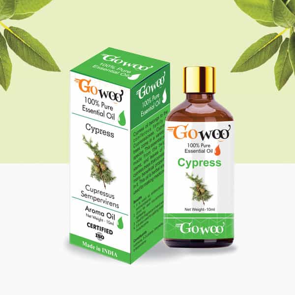 Pack Of 2 Cypress Essential Oil & Fenugreek Carrier Oil - 100% Pure & Natural Oil