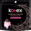 Kotex Overnight Panties -Periodwear For Sanitary Protection - M/L (4 Count)