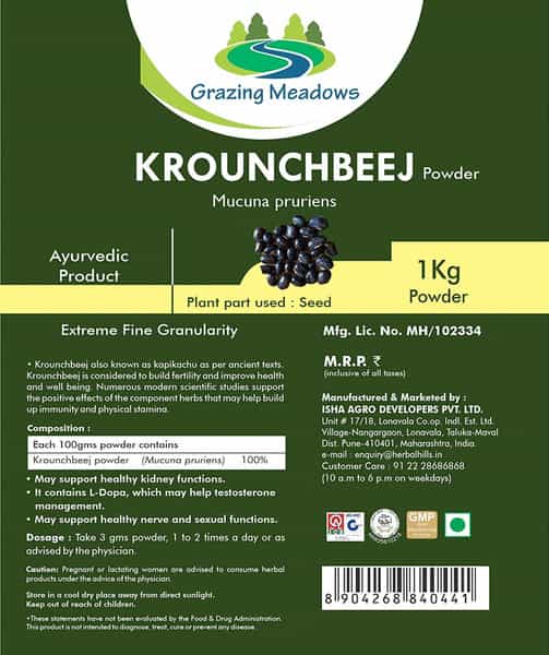 Grazing Meadows Krounchbeej Powder - 1 Kg (Pack Of 5)