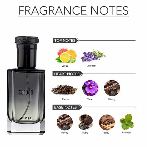 Ajmal Wisal Dhahab Edp 50Ml Perfume For Men And Carbon Edp 100Ml Perfume For Men