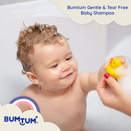Bumtum Gentle Baby Shampoo | No Tears | Paraben & Sulfate Free | Derma Tested 200ml