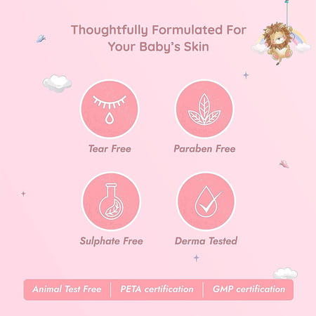 Bumtum Gentle Baby Shampoo | No Tears | Paraben & Sulfate Free | Derma Tested 200ml