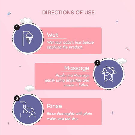 Bumtum Gentle Baby Shampoo | No Tears | Paraben & Sulfate Free | Derma Tested 200ml