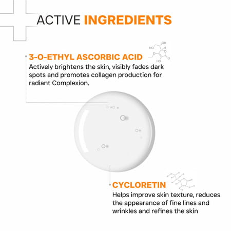 Dermatouch Vitamin C 10% Serum With Cycloretin - Brightening | Firming & Anti-Aging Serum - 20ml