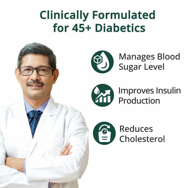 Vansaar 45+ Diab Balance Juice | Paneer Doda & Cinnamon | Reduce Blood Sugar | Boosts Insulin - 1.5L
