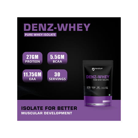 Denzour Nutrition Denz - Whey Isolate Protein Powder Recovery & Strength | French Vanilla | 1.08Kg