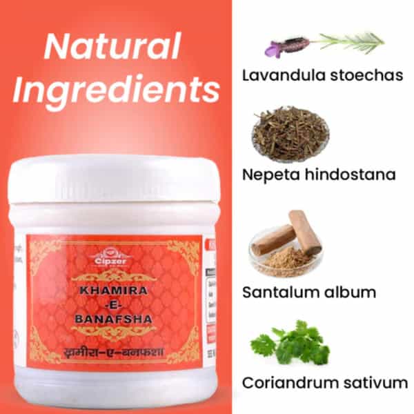 Cipzer Khamira-E-Banafsha 125G | Ayurvedic Support For Cold| Cough & Sore Throat Relief