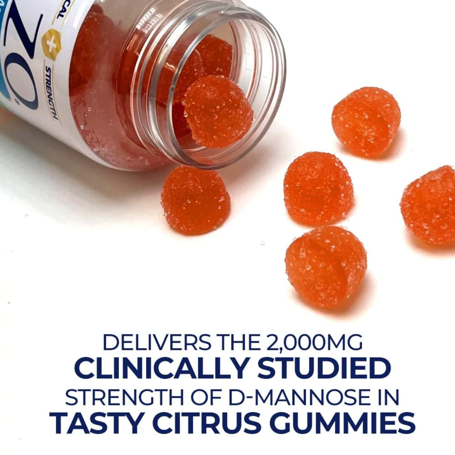 Azo D-Mannose Gummies Adults Citrus Blast 40 Gummies