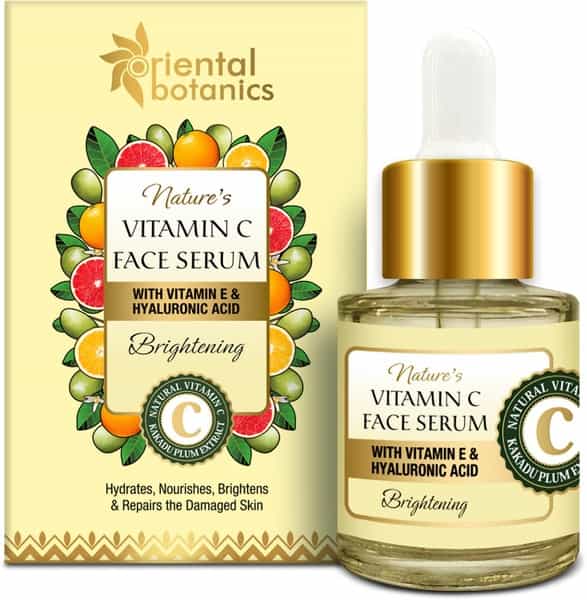 Oriental Botanics Nature's Vitamin C Brightening Face Serum With Vitamin E And Hyaluronic Acid-20 Ml
