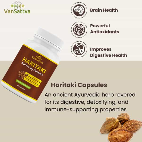 Vansattva Haritaki Capsule - 60N