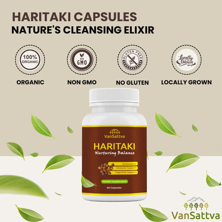 Vansattva Haritaki Capsule - 60n
