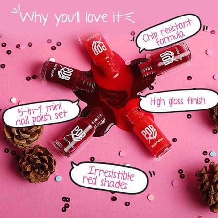 Myglamm Popxo Makeup Collection -Mini Nail Kit-Queenin'