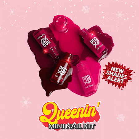 Myglamm Popxo Makeup Collection -Mini Nail Kit-Queenin'