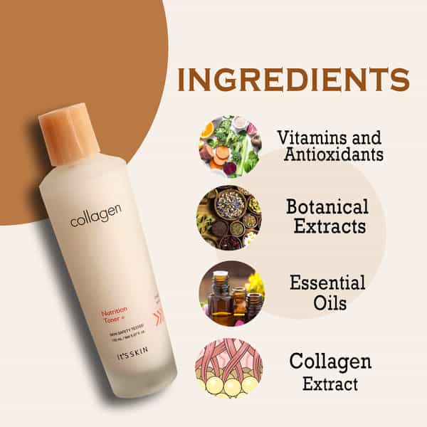 It's Skin Collagen Nutrition Toner - For Skin Haydration - Korean Skin Care 150Ml