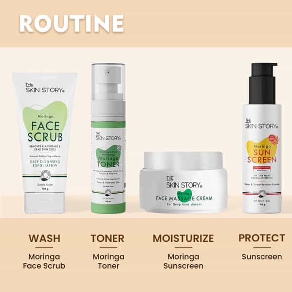 The Skin Story Moringa Face Massage Cream | 50G