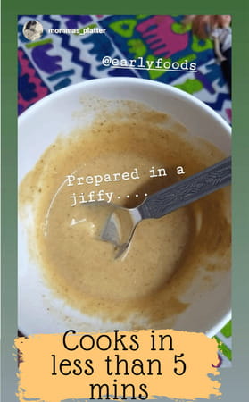 Early Foods Whole Wheat Almond & Date Porridge Mix 200g