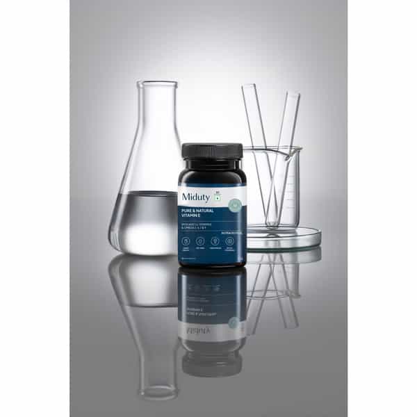 Miduty Pure & Natural Vitamin E - Cataract - Skin & Hair Health - Sunflower Oil Extract - 30 Softgel