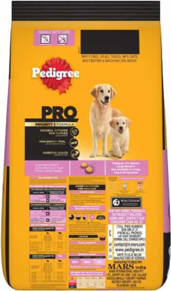 Pedigree Pro Mother & Pup Starter Large Breed | 10 Kg Dry Dog Food | Vet Trusted Brand (3-12 Weeks)