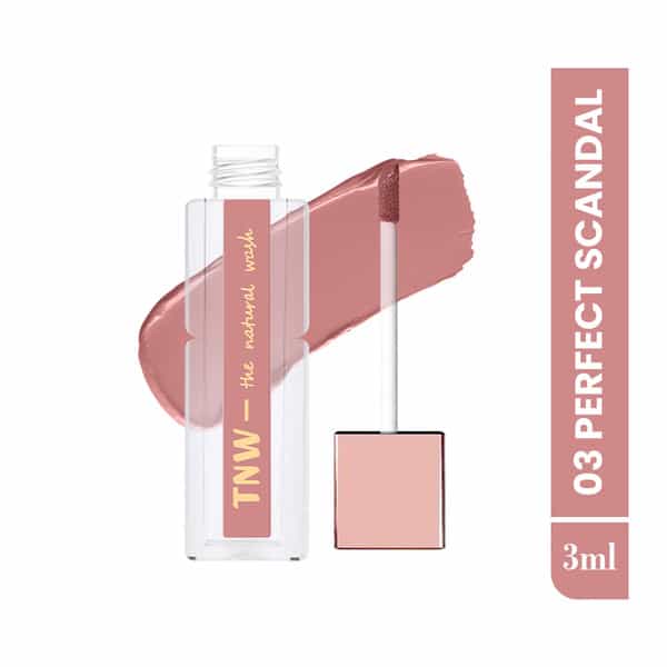 Tnw The Natural Wash Comfy Matte Liquid Lipstick 03 Perfect Scandal | Hydrating Matte 3 Ml