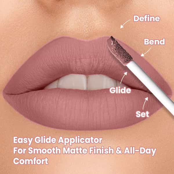 Tnw The Natural Wash Comfy Matte Liquid Lipstick 03 Perfect Scandal | Hydrating Matte 3 Ml