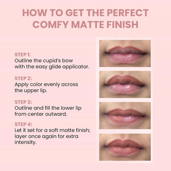 Tnw The Natural Wash Comfy Matte Liquid Lipstick 03 Perfect Scandal | Hydrating Matte 3 Ml