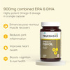 Truebasics Omega 3 Fish Oil | Triple Strength With 1150mg Omega, 525mg Epa & 375mg Dha - 90 Capsules
